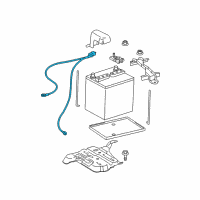 OEM 2005 Scion tC Negative Cable Diagram - 82123-21080