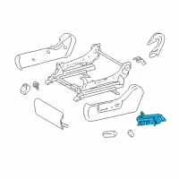 OEM 2002 Lexus ES300 Switch, Front Power Seat, LH Diagram - 84922-30230