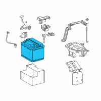 OEM Toyota Highlander Battery Diagram - 28800-31291