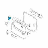 OEM 2014 Nissan Cube Hinge Assy-Back Door Diagram - 90400-1FA0A