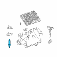 OEM Cadillac CTS Spark Plug Diagram - 12680076