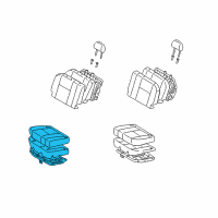 OEM 2002 Toyota Land Cruiser Seat Cushion Diagram - 79320-60660-E0
