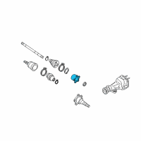 OEM 2003 Infiniti FX45 Joint Assy-Inner Diagram - 39711-7S010