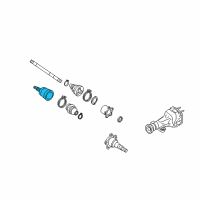 OEM 2005 Infiniti FX45 Joint Assy-Outer Diagram - 39211-CG200