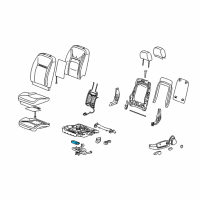 OEM 2010 Cadillac Escalade Module Diagram - 25891512