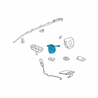 OEM 2009 Cadillac CTS Clock Spring Diagram - 23248441