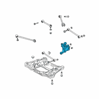 OEM 2007 Acura TSX Knuckle, Right Rear Diagram - 52210-SEA-E04