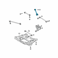 OEM 2005 Acura TSX Arm, Rear Leading Diagram - 52380-SEA-900