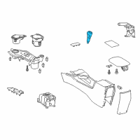 OEM 2016 Toyota RAV4 Shift Knob Diagram - 33504-0R060-C2