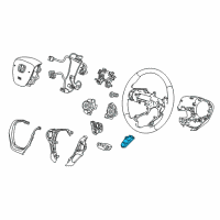 OEM 2017 Honda Ridgeline Switch Assy., Multi Information Diagram - 35875-TG7-A01