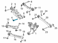 OEM 2022 Ford Mustang Mach-E Lower Control Arm Outer Bolt Diagram - -W720823-S439