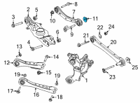 OEM Ford Mustang Mach-E Upper Control Arm Nut Diagram - -W720716-S440
