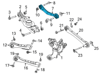OEM 2022 Ford Mustang Mach-E ARM ASY - REAR SUSPENSION Diagram - LJ9Z-5500-A