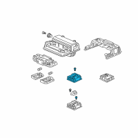 OEM 2008 Honda CR-V Switch Assy., Sunroof & Map Light *NH643L* (WQ LIGHT GRAY) Diagram - 35830-TA0-A01ZF