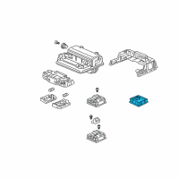 OEM 2008 Honda CR-V Light Assy., Ambient *YR327L* (PEARL IVORY) Diagram - 39180-SJK-J01ZF