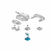 OEM Honda CR-V Switch Assy., Sunroof & Map Light *NH643L* (WQ LIGHT GRAY) Diagram - 35830-SWA-A31ZB