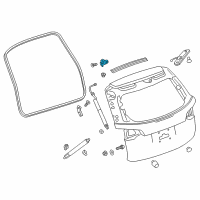 OEM GMC Terrain Hinge Diagram - 23462566