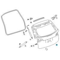 OEM Buick Envision Lift Gate Plug Diagram - 25701147