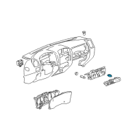 OEM 2004 Chevrolet Colorado Hazard Switch Diagram - 15174891