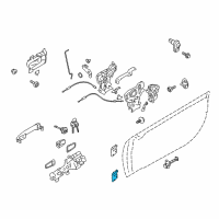 OEM 2017 Toyota 86 Upper Hinge Diagram - SU003-07157