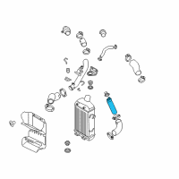 OEM 2019 Hyundai Santa Fe Pipe-INTERCOOLER Outlet Diagram - 28287-2GTA1