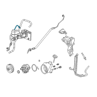 OEM 2004 GMC Sierra 2500 HD Hoses Diagram - 23270080