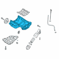 OEM 2019 Kia Sorento Pan Assembly-Engine Oil, Diagram - 215203LFA0