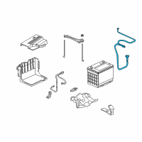 OEM Acura TL Cable Assembly, Starter Diagram - 32410-S0K-A20