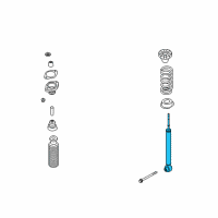 OEM 2006 Infiniti FX35 ABSORBER Kit-Shock, Rear Diagram - 56210-CL025