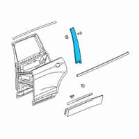 OEM 2020 Cadillac XT6 Applique Diagram - 84794922