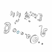 OEM 2003 Lexus ES300 Ring, Hole Snap Diagram - 90521-88001