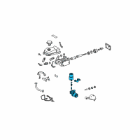 OEM 2006 Lexus LX470 Pump Assy, Brake Booster W/Accumulator Diagram - 47070-60010