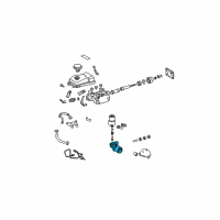 OEM 2005 Lexus LX470 Pump Assy, Brake Booster Diagram - 47960-60010
