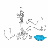 OEM Ford Transit-250 Heat Shield Diagram - GK4Z-5J238-A