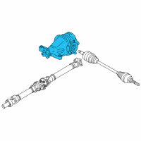 OEM Lexus Carrier Assembly, Differential Diagram - 41110-30B51