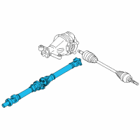 OEM Lexus RC200t Shaft Assembly, PROPELLE Diagram - 37100-24410