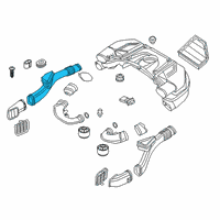 OEM 2020 BMW X7 INTAKE DUCT, RIGHT Diagram - 13-71-8-662-935