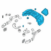 OEM 2020 BMW X7 INTAKE MUFFLER Diagram - 13-71-8-662-937