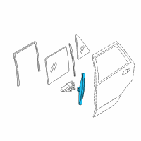 OEM 2017 BMW X6 Rear Left Window Regulator Diagram - 51-35-7-286-487