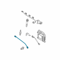 OEM 2001 Hyundai Accent Sensor-Crankshaft Position Diagram - 39180-22600