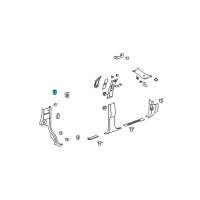 OEM 2013 Chevrolet Suburban 1500 Switch Asm-Rear Seat Folding Actuator *Jet Black Diagram - 15113408