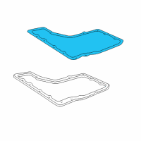 OEM 1996 Cadillac DeVille Pan Gasket Diagram - 24209512