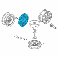 OEM Honda Trim, Wheel (15") Diagram - 44733-TM8-G11