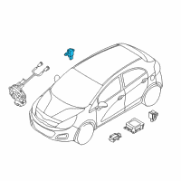 OEM 2019 Kia Rio Sensor Assembly-Impact Diagram - 95920H8100