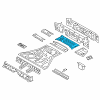 OEM 2022 BMW X5 Luggage Compartment Floor, R Diagram - 41-00-7-947-327