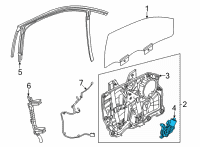 OEM 2022 Ford Mustang Mach-E MOTOR ASY - WINDOW OPERATING Diagram - LJ8Z-9923394-A