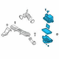 OEM 2020 Toyota Corolla Air Cleaner Assembly Diagram - 17700-0T260