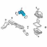 OEM 2020 Toyota Corolla Intake Hose Diagram - 17881-0T390