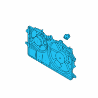 OEM 2012 Ford Transit Connect Fan Assembly Diagram - 9T1Z-8C607-A