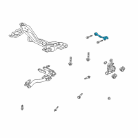 OEM 2010 Honda Element Arm, Right Rear (Upper) (Abs) Diagram - 52390-S9A-A11